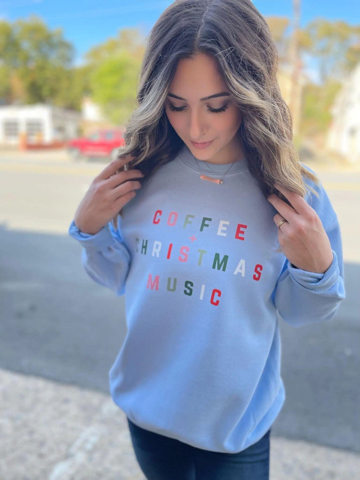 Coffee And Christmas Music Sweatshirt