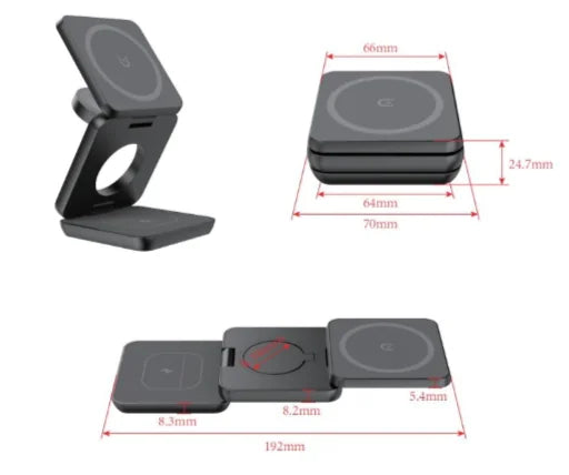 Magnetic Suction Wireless Charging and Phone Holder