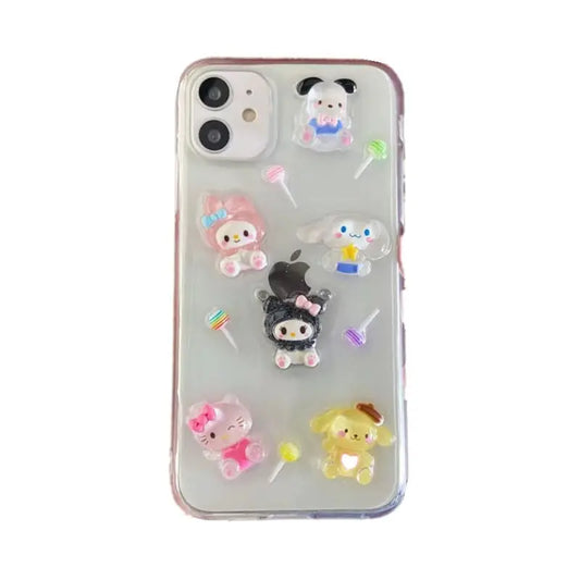 Transparent Cartoon Phone Case