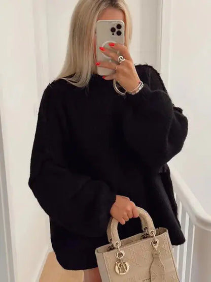 Knitted Oversized Women's Sweater