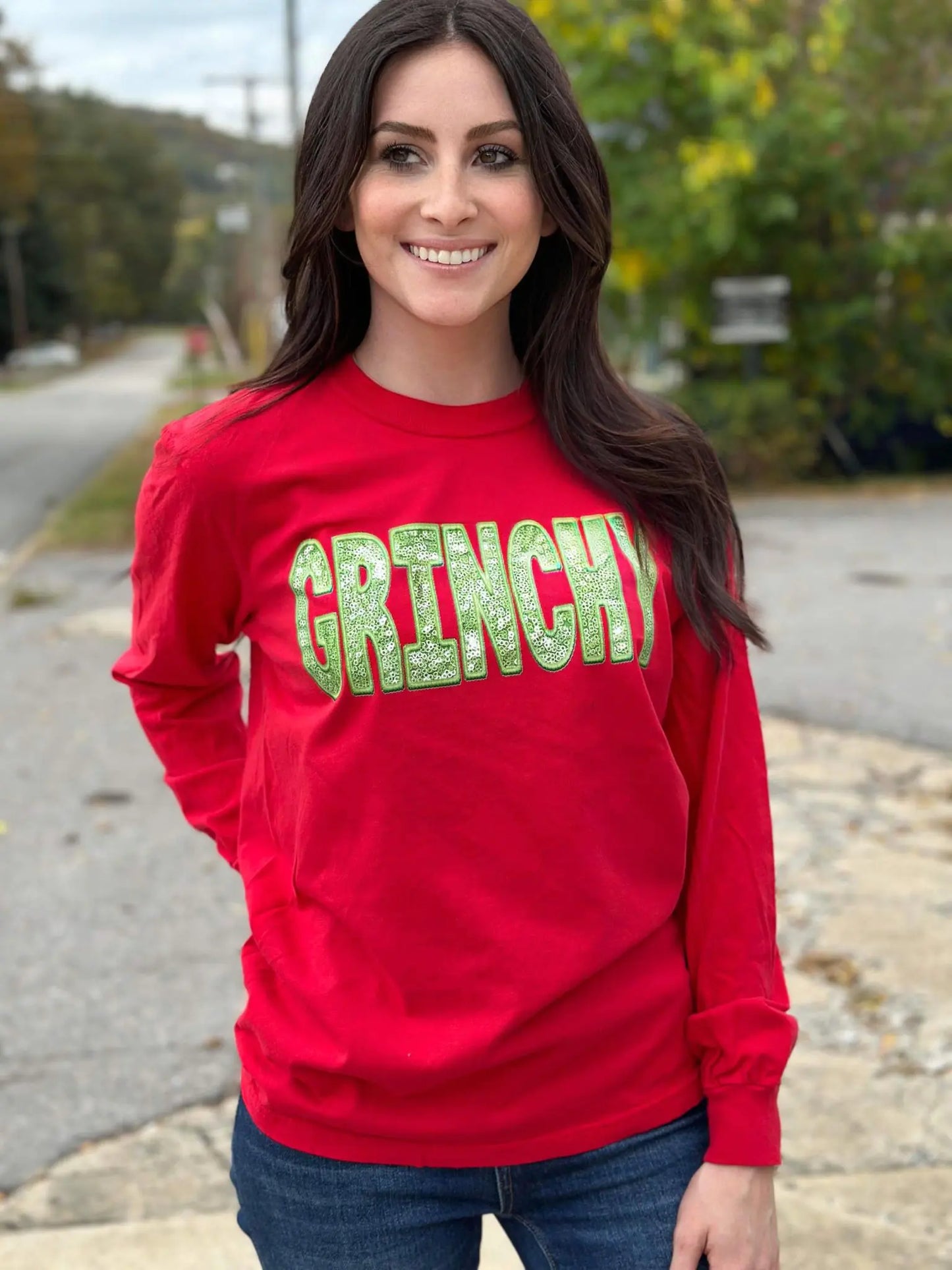 Grinchy Long Sleeve Tee