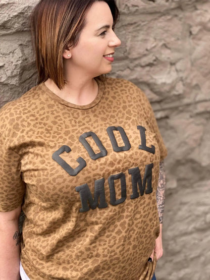 Cool Mom Leopard T-Shirt