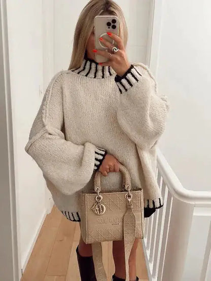 Knitted Oversized Women's Sweater