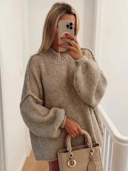 Knitted Oversized Women's Sweater