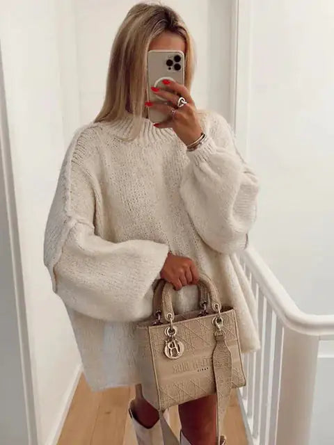 Knitted Oversized Women's Sweater