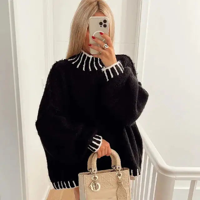 Knitted Oversized Women's Sweater