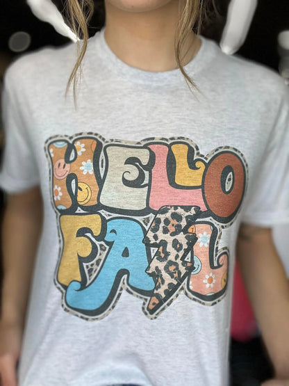 Hello Fall Bolt Tee