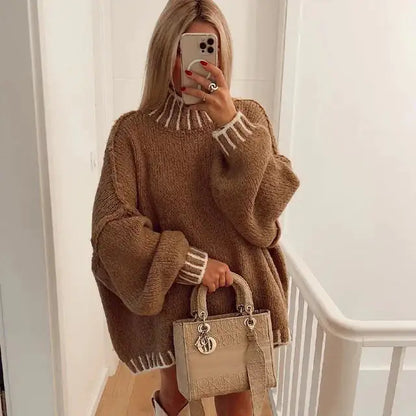 Knitted Oversized Women's Sweater