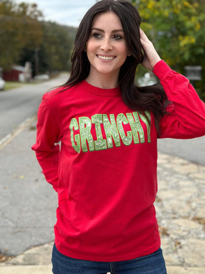 Grinchy Long Sleeve Tee