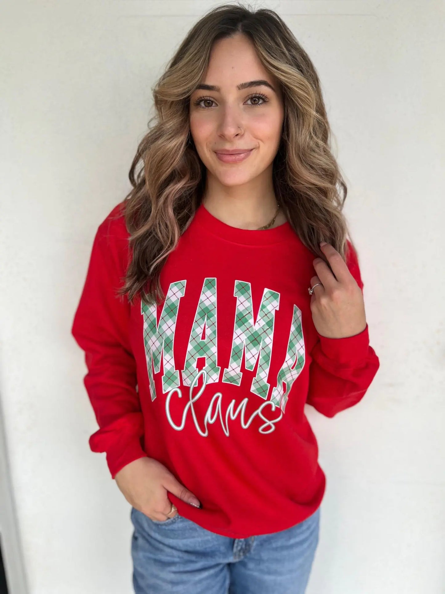 Customizable Mama Claus Sweatshirt