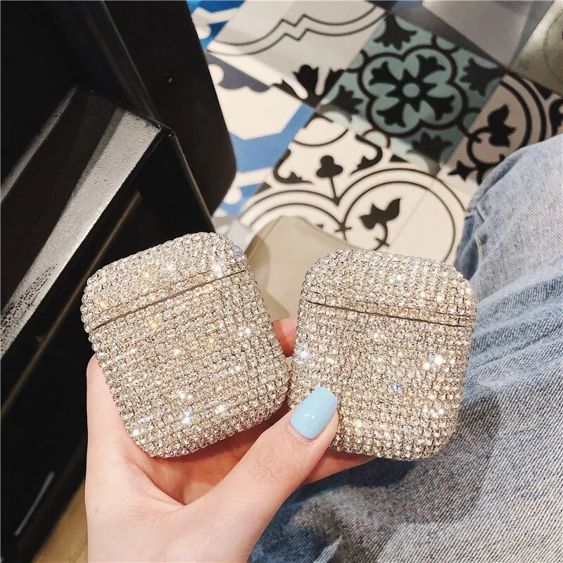 Luxury Bling Earbuds Case