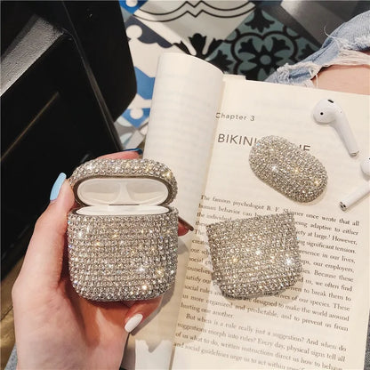 Luxury Bling Earbuds Case