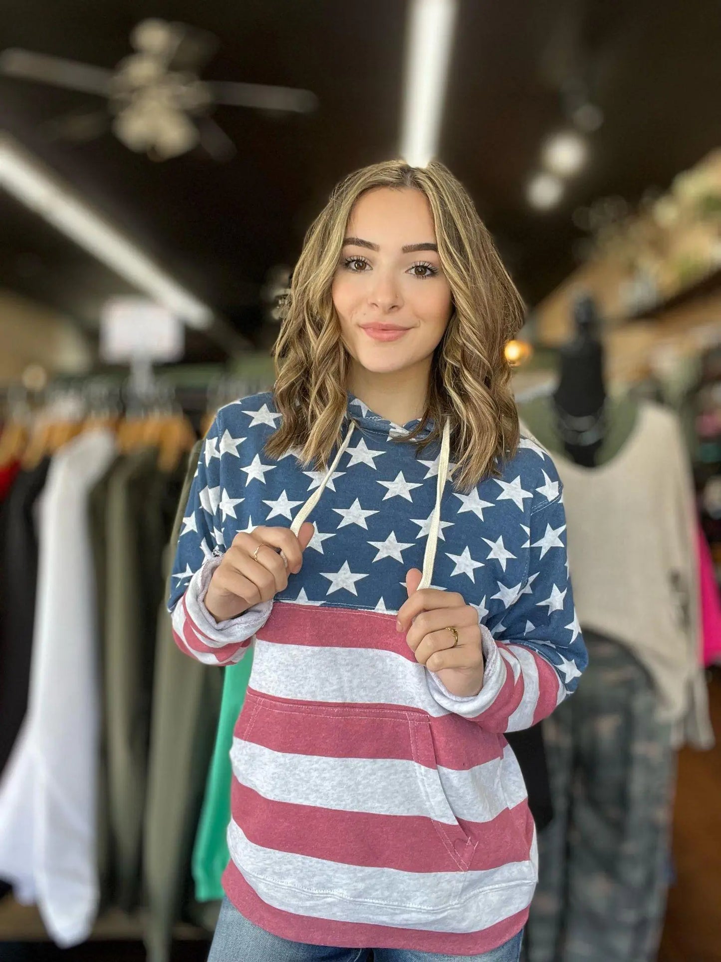 American Flag Hoodie