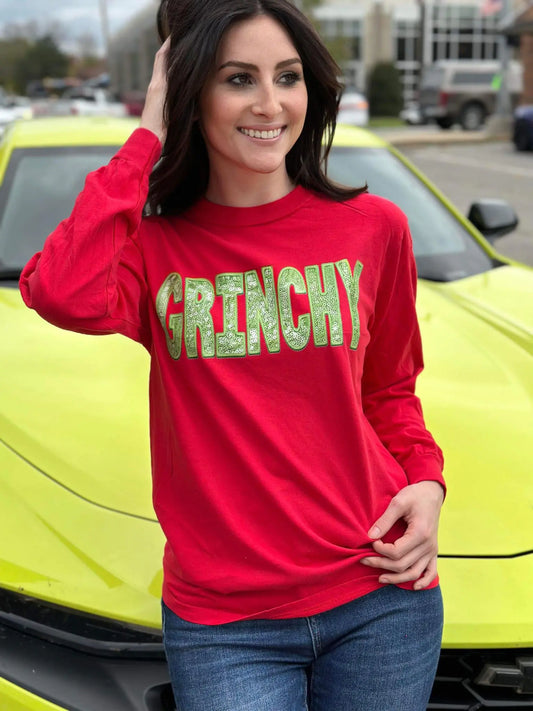 Grinchy Long Sleeve Tee