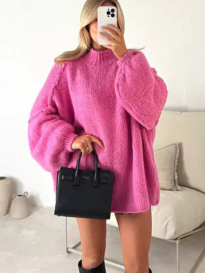 Knitted Oversized Women's Sweater