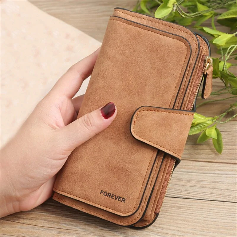 Leather Wallet Money Phone Bag