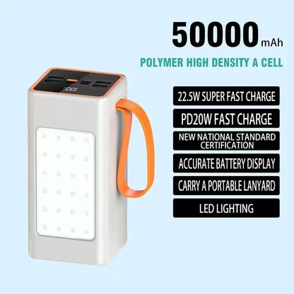 Power Bank 200000mAh Waterproof Rechargeable Battery For Mobile Phone