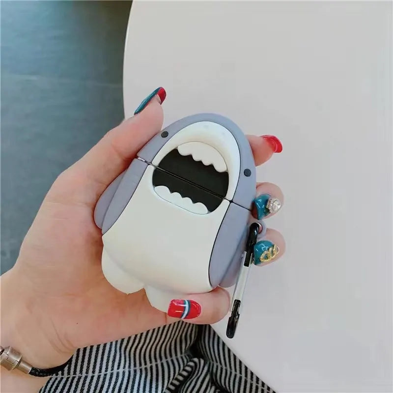 3D Cartoon Dragon Silicone Case for Apple Airpods 1 & 2