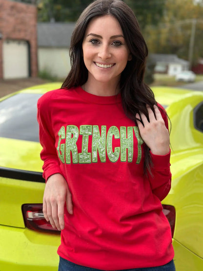 Grinchy Long Sleeve Tee