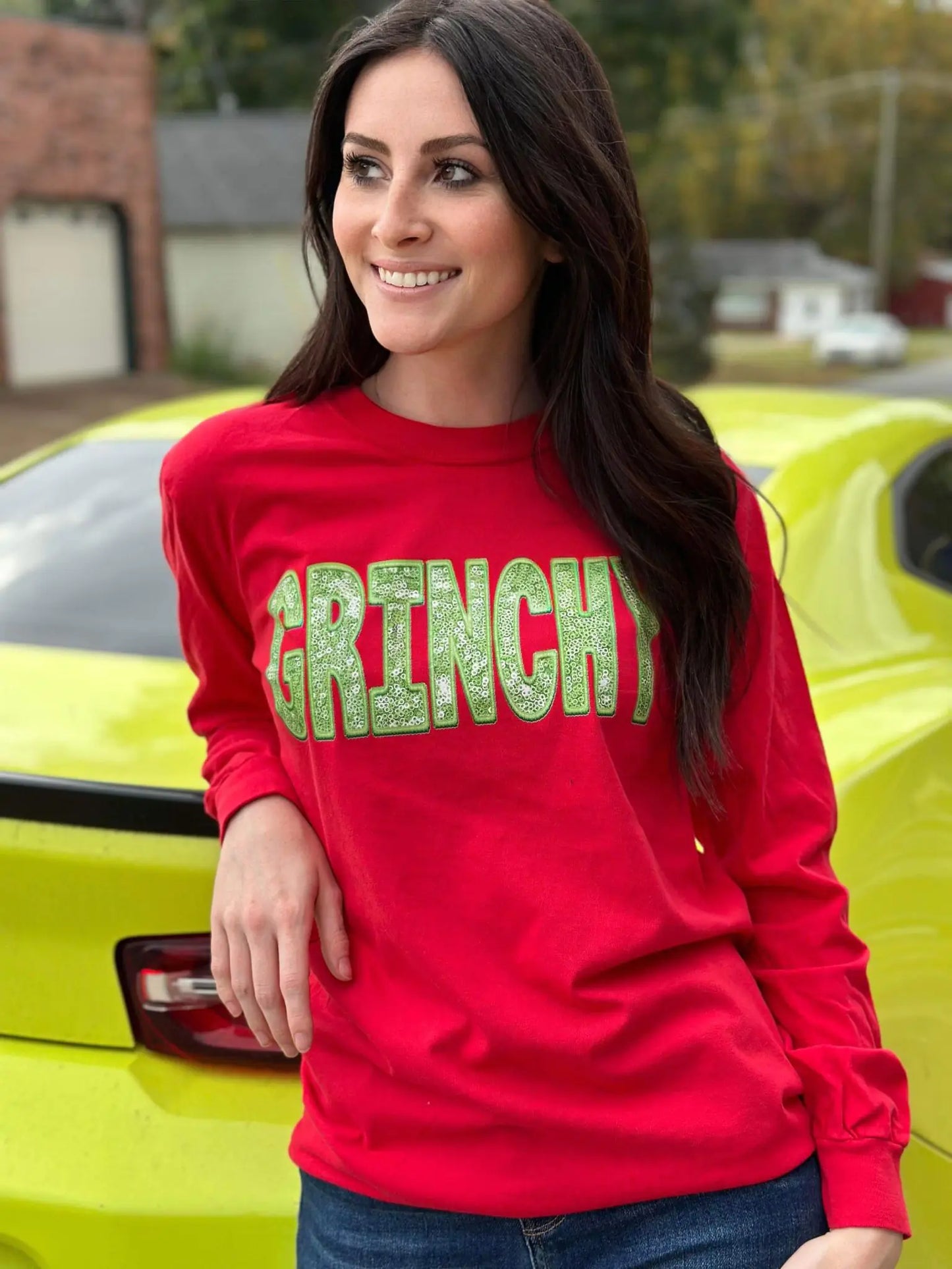 Grinchy Long Sleeve Tee