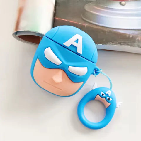 Character Air Pods Lanyard Accessory Case