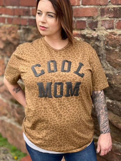 Cool Mom Leopard T-Shirt