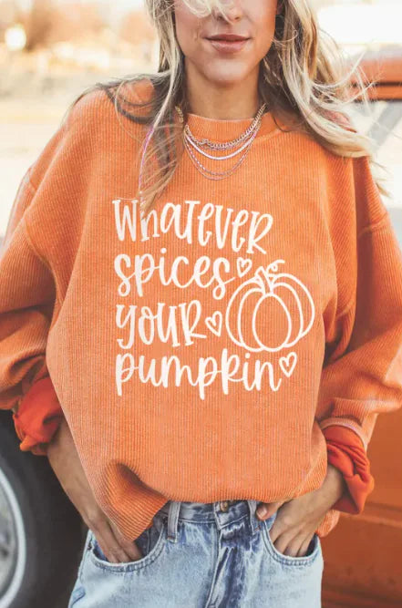 Halloween Sweater Women's Loose Round Neck Pullover