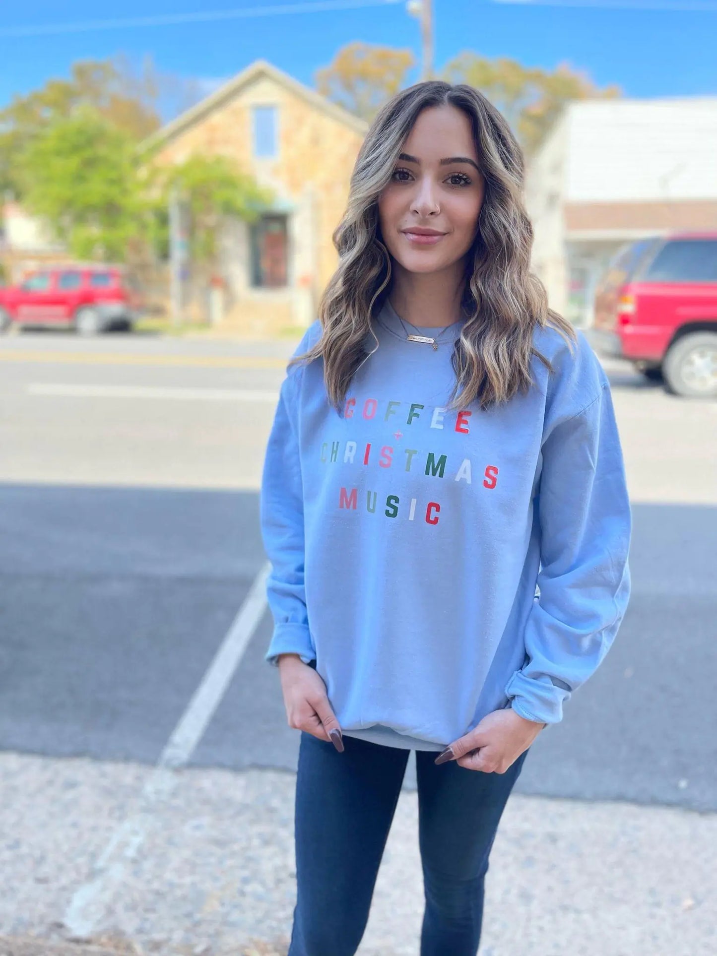 Coffee And Christmas Music Sweatshirt