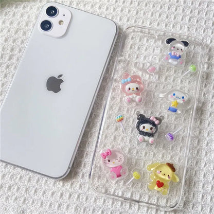 Transparent Cartoon Phone Case