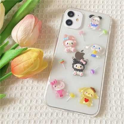 Transparent Cartoon Phone Case