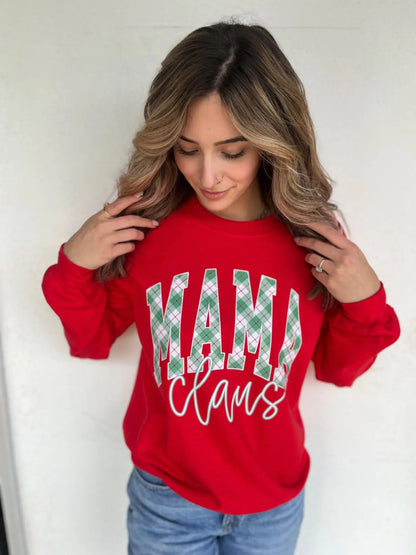 Customizable Mama Claus Sweatshirt